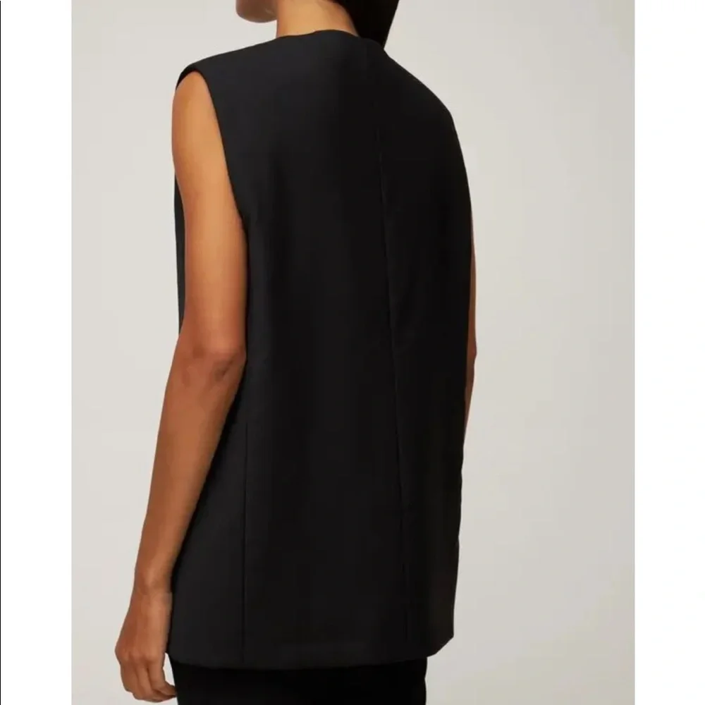 Loulou Studio Black Vest - Picture 2 of 11